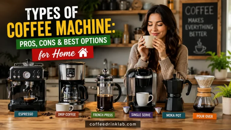 Types of Coffee Machine: Pros, Cons & Best Options for Home