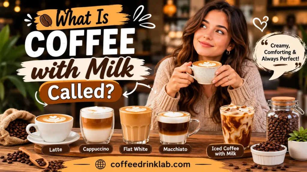 What Is Coffee with Milk Called?
