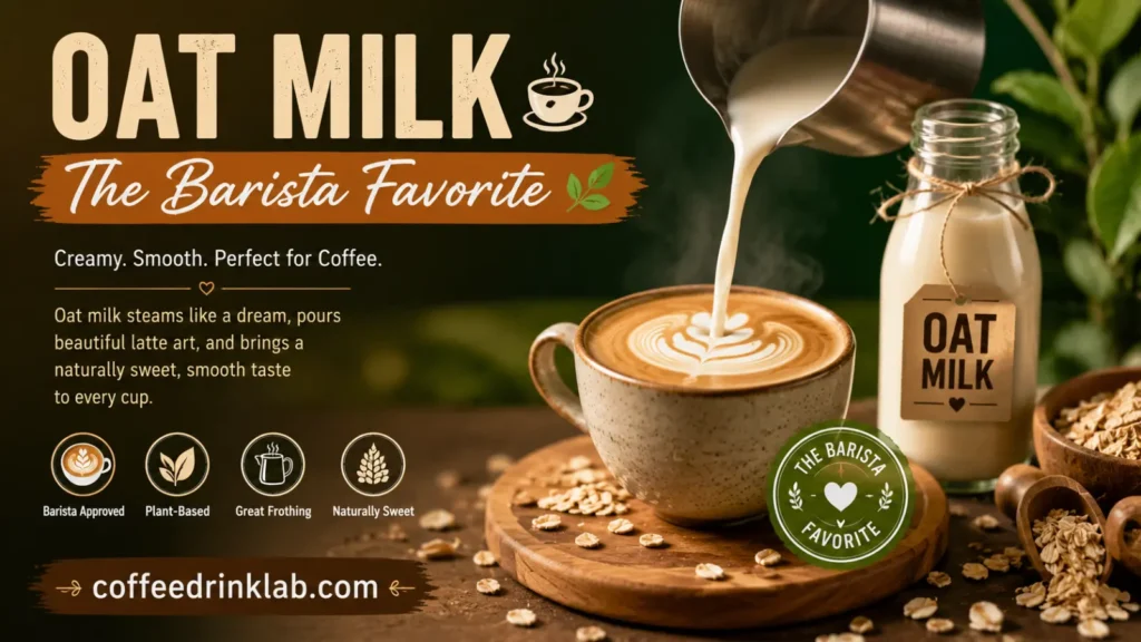 Oat Milk ☕ The Barista Favorite 🌿