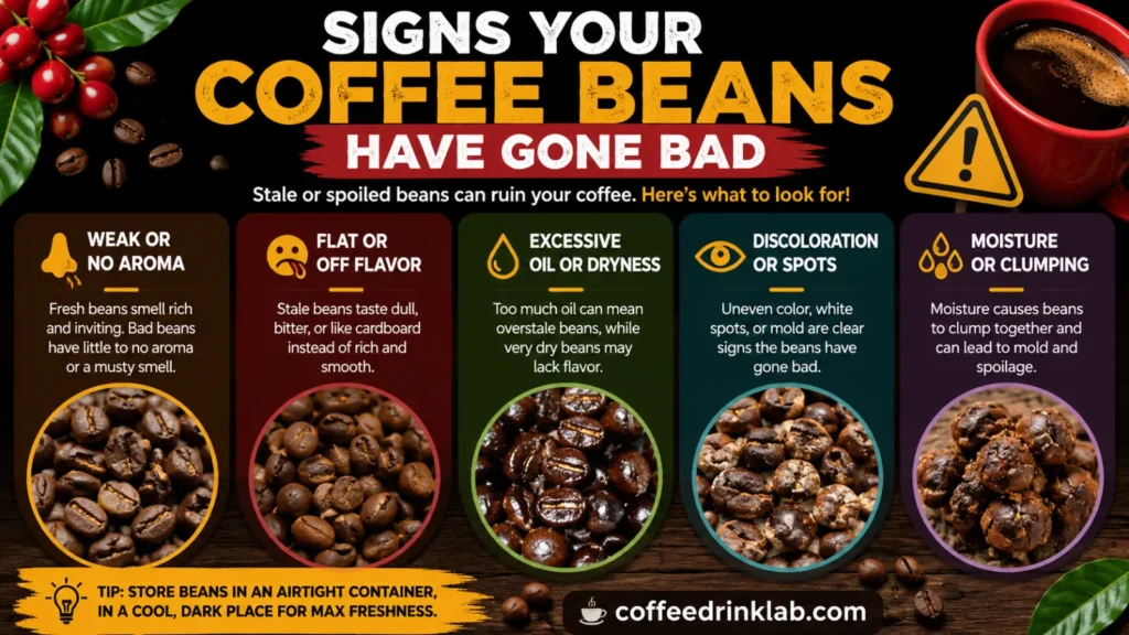 Signs Your Coffee Beans Have Gone Bad Signs Your Coffee Beans Have Gone Bad 