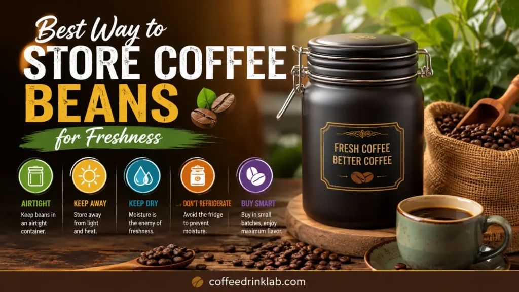 Best Way to Store Coffee Beans for Freshness 