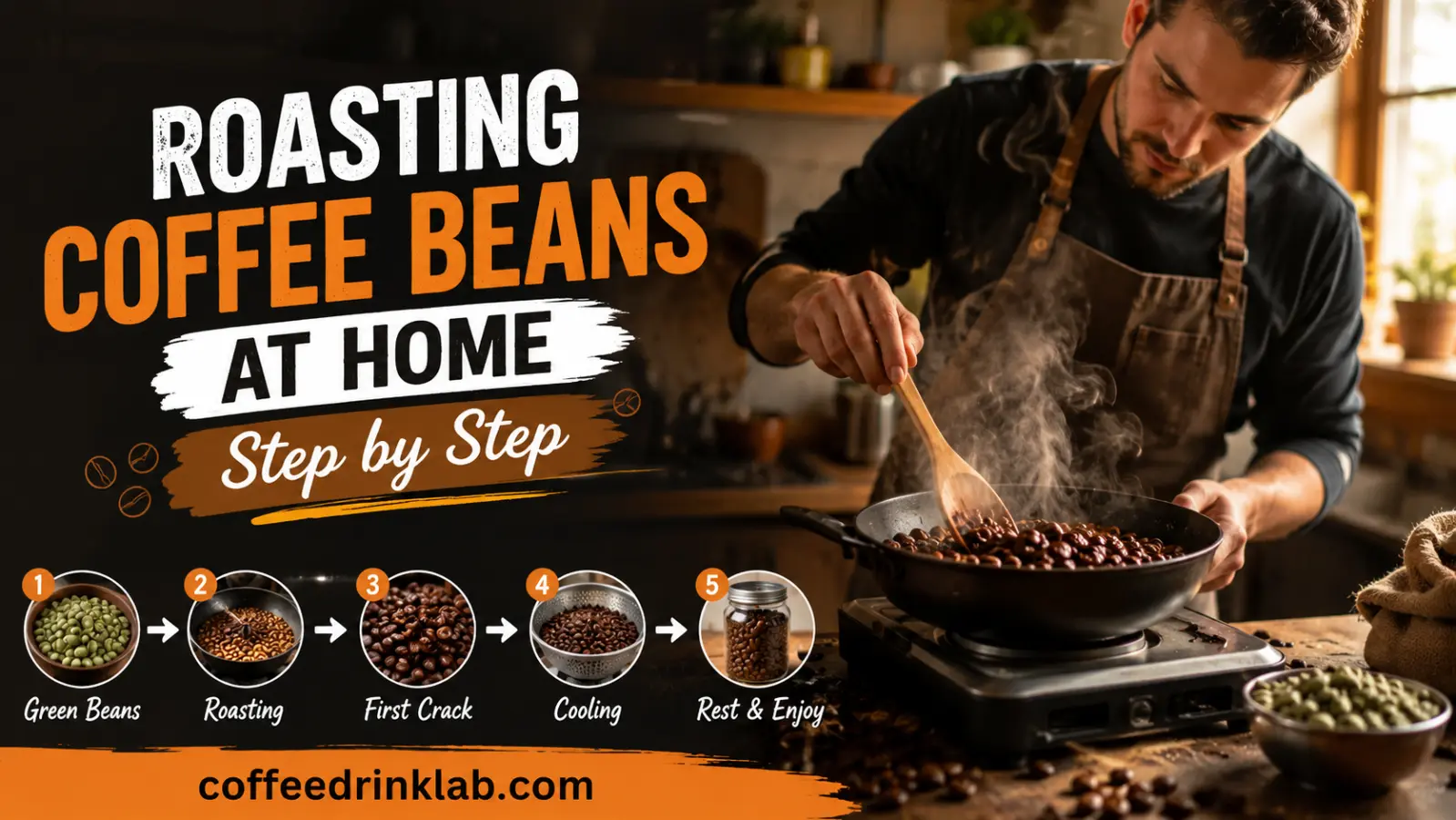 Roasting Coffee Beans at Home Step by Step