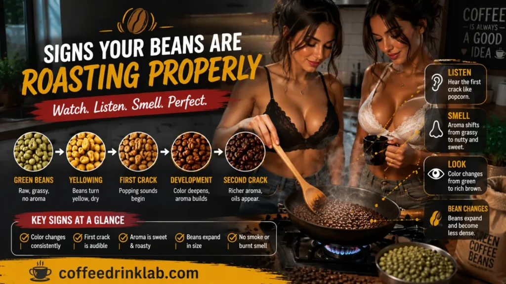 Signs Your Beans Are Roasting Properly