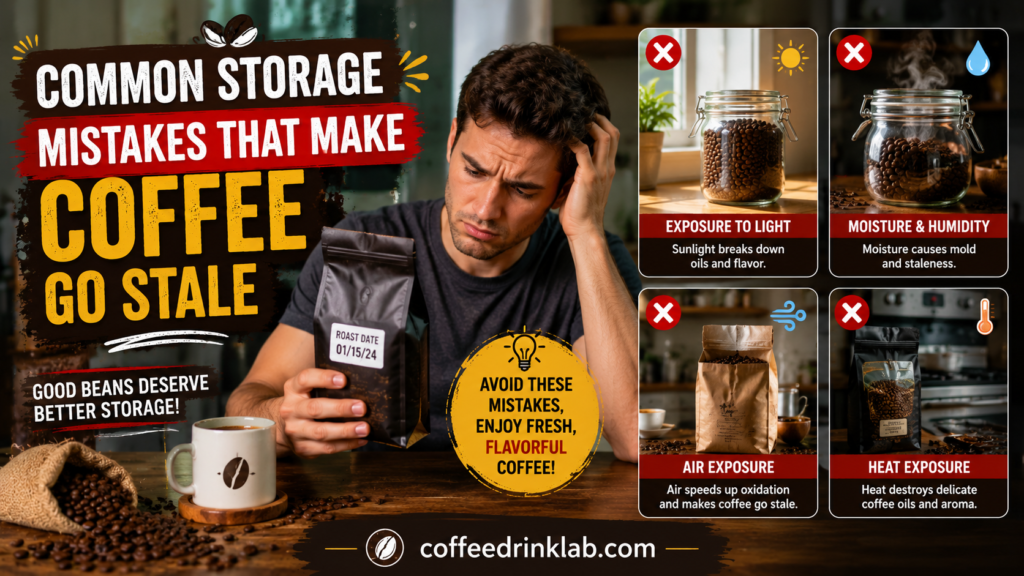 Common Storage Mistakes That Make Coffee Go Stale