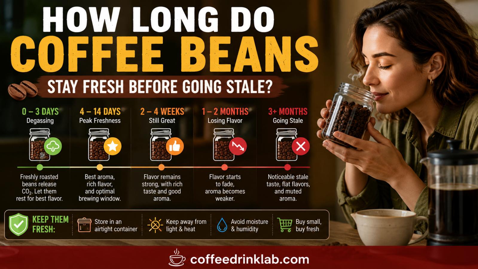How Long Do Coffee Beans Stay Fresh Before Going Stale?