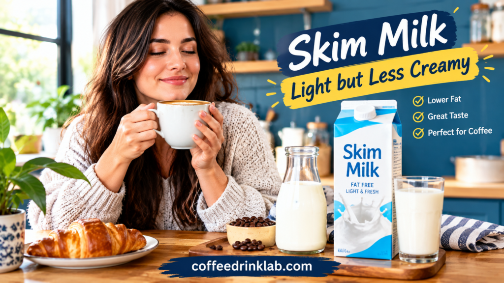 Skim Milk Light but Less Creamy