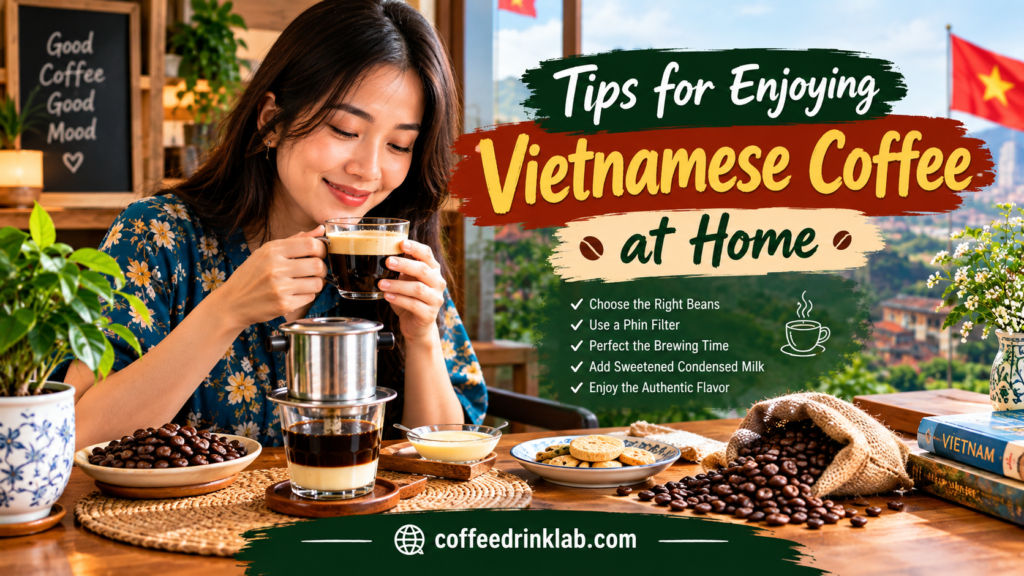 Tips for Enjoying Vietnamese Coffee at Home