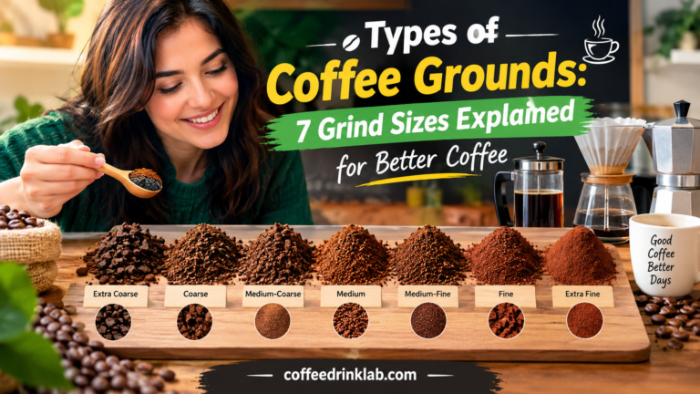 Types of Coffee Grounds: 7 Grind Sizes Explained for Better Coffee