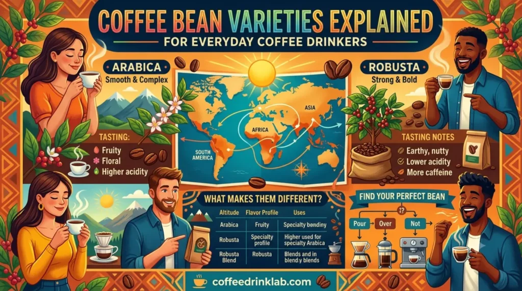 Coffee Bean Varieties Explained for Everyday Coffee Drinkers