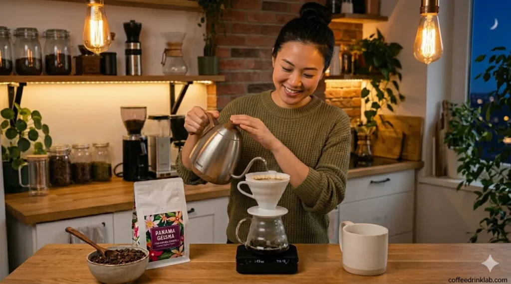 How to Brew Panama Geisha Coffee Beans at Home