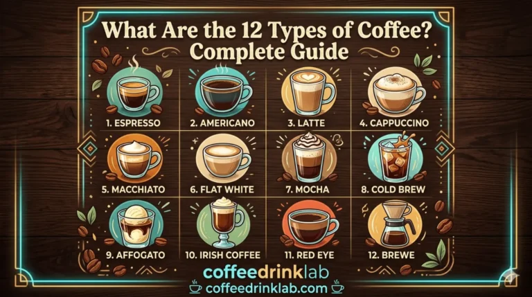 What Are the 12 Types of Coffee? Complete Guide