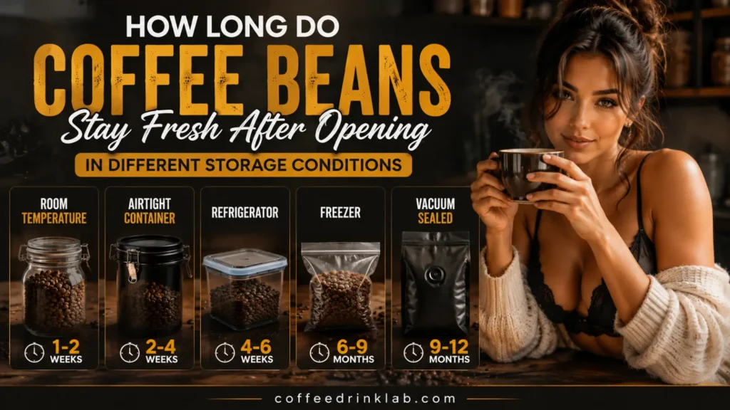 How Long Do Coffee Beans Stay Fresh After Opening in Different Storage Conditions