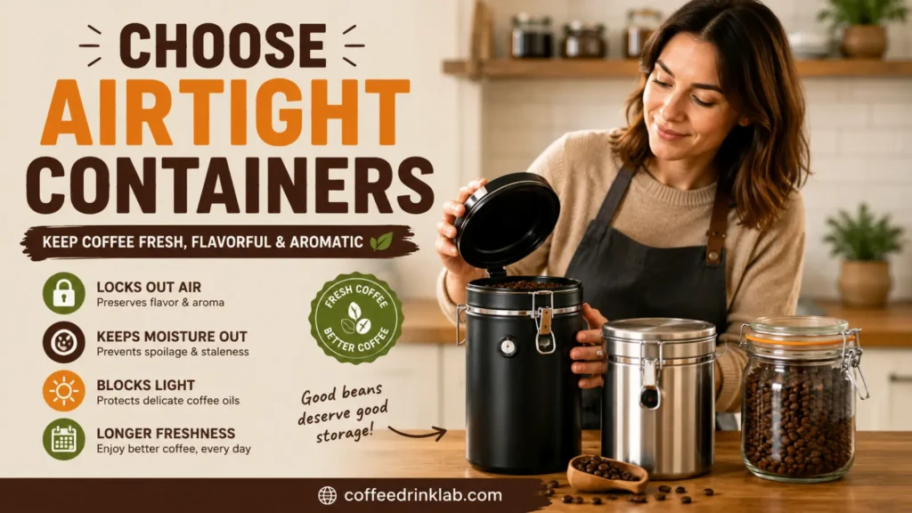 Choose Airtight Containers 