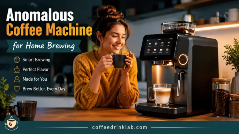 Anomalous Coffee Machine for Home Brewing