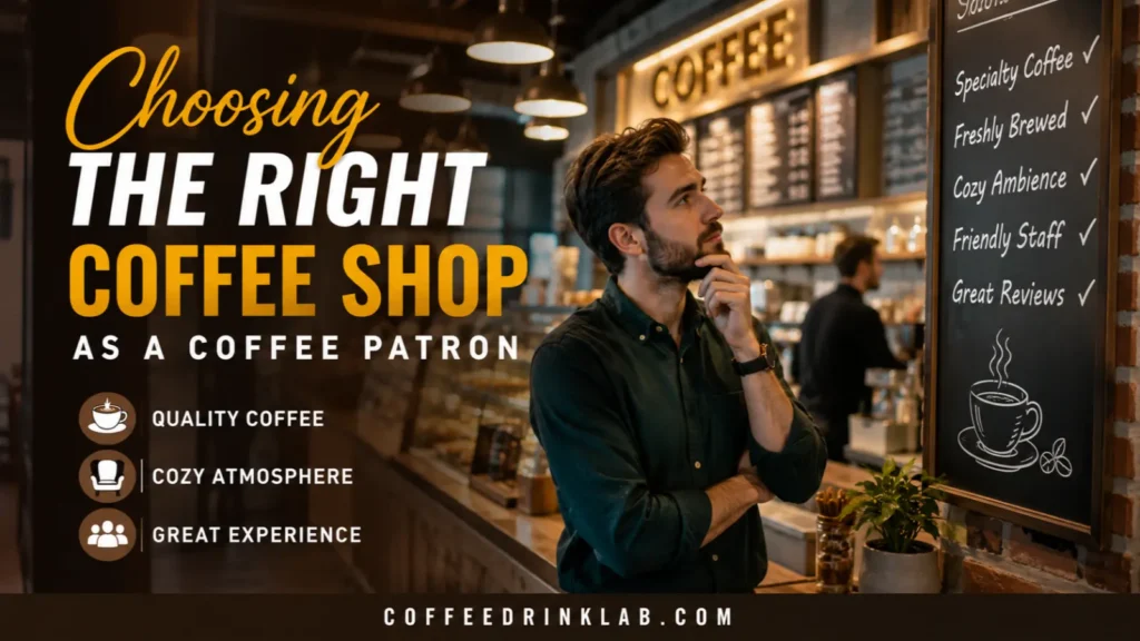 Choosing the Right Coffee Shop as a Coffee Patron