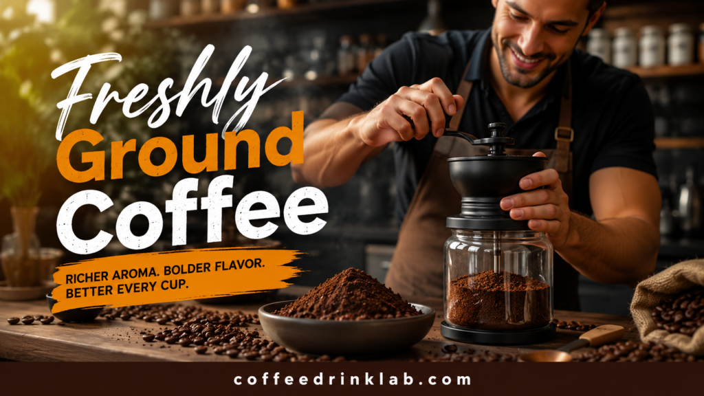 Freshly Ground Coffee