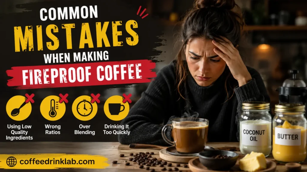 Common Mistakes When Making Fireproof Coffee