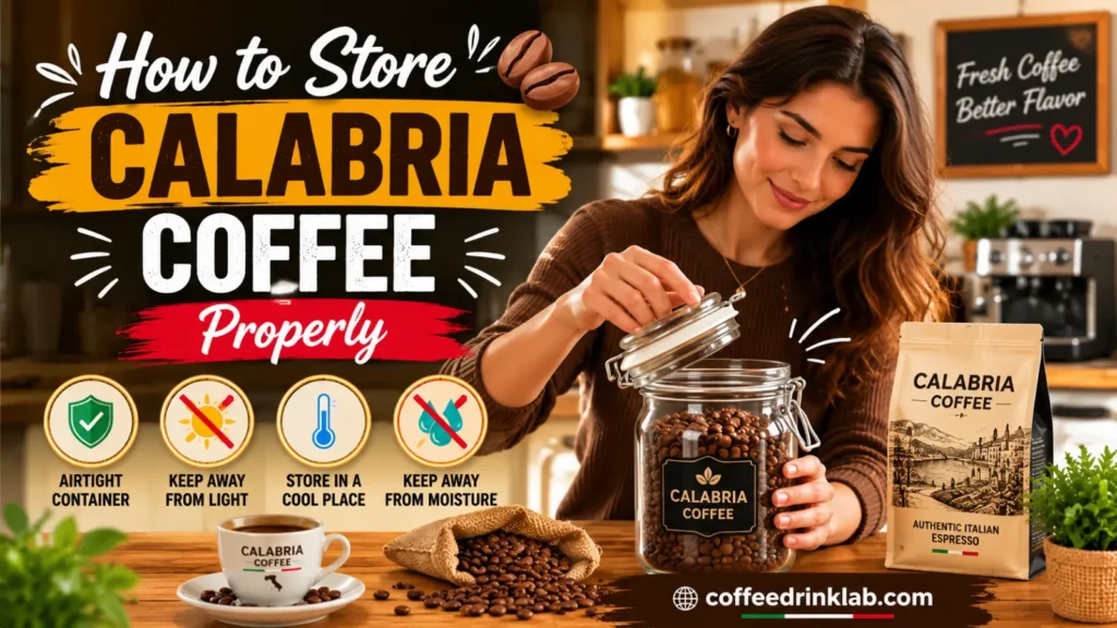 How to Store Calabria Coffee Properly