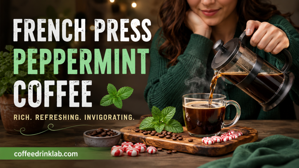 French Press Peppermint Coffee