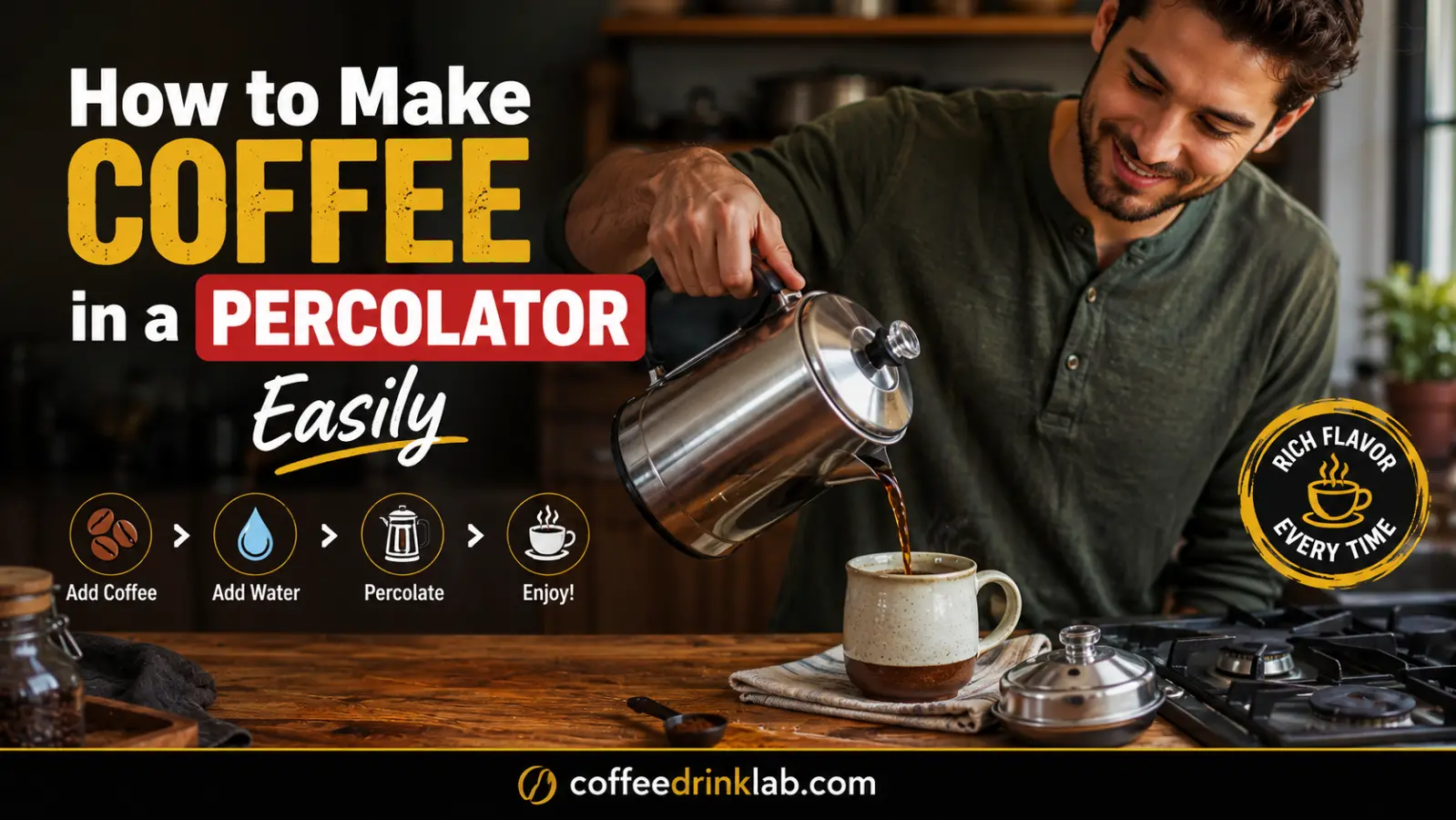 How to Make Coffee in a Percolator Easily