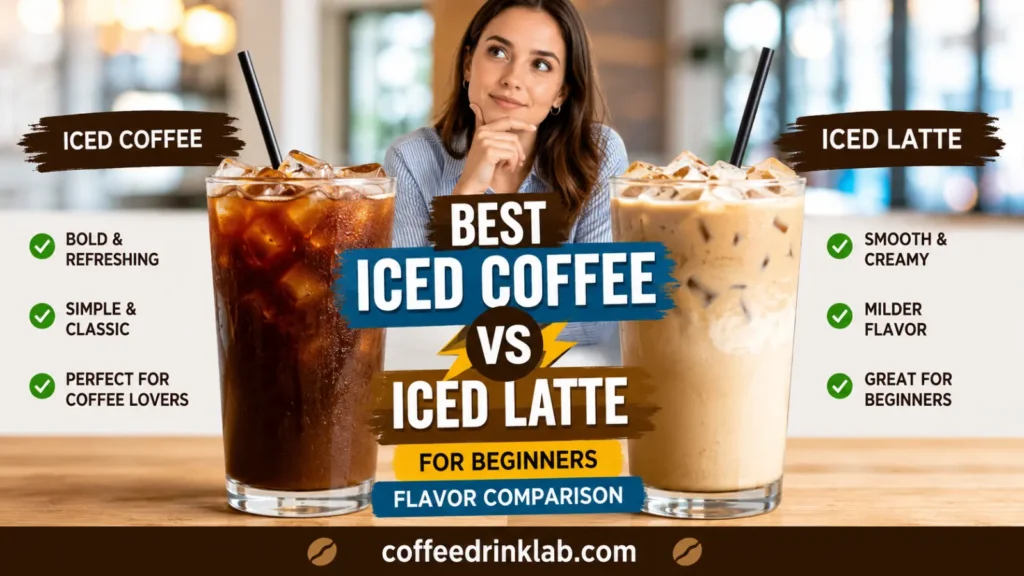 'Best Iced Coffee vs Iced Latte for Beginners: Flavor Comparison