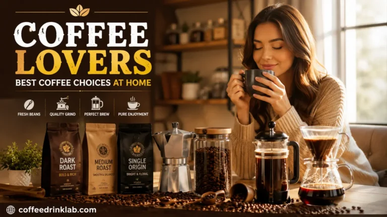 Coffee Lovers: Best Coffee Choices at Home