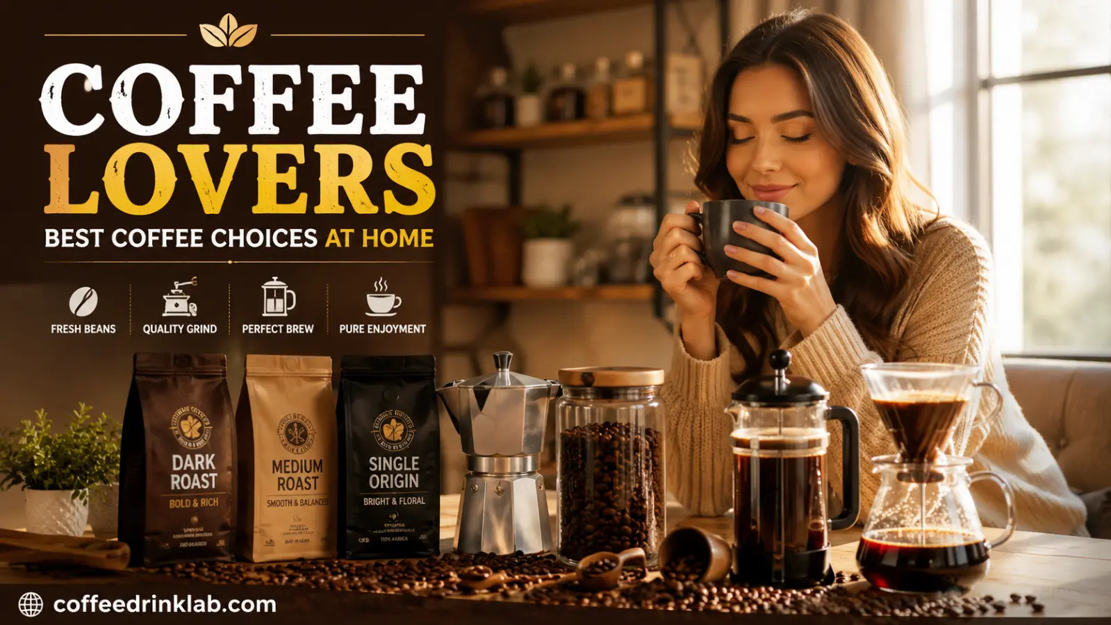 Coffee Lovers: Best Coffee Choices at Home