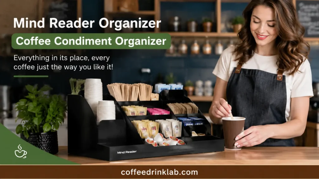 Mind Reader Organizer Coffee Condiment Organizer