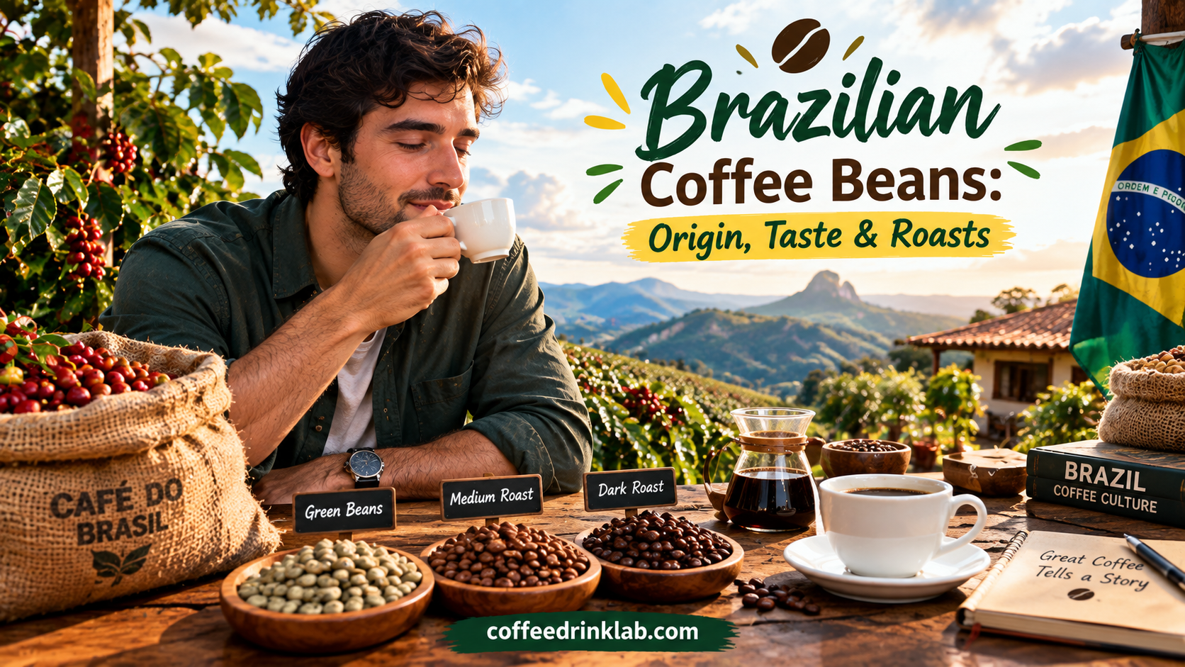 Brazilian Coffee Beans: Origin, Taste & Roasts