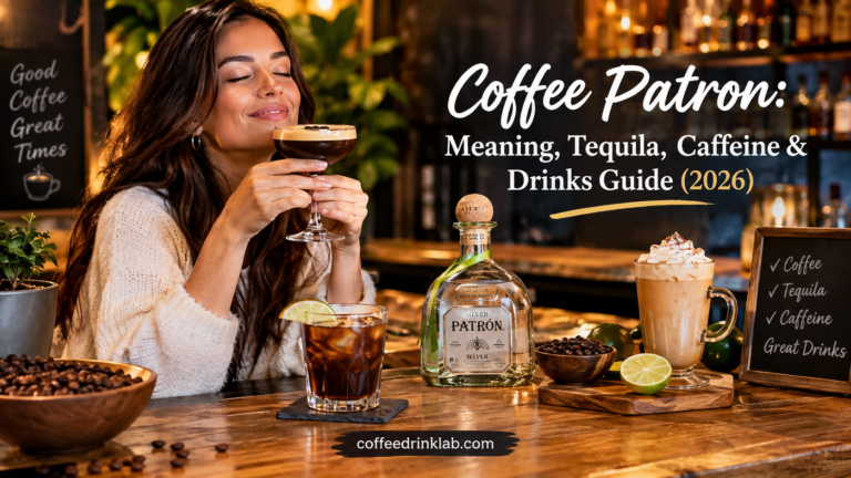 Coffee Patron: Meaning, Tequila, Caffeine & Drinks Guide (2026)