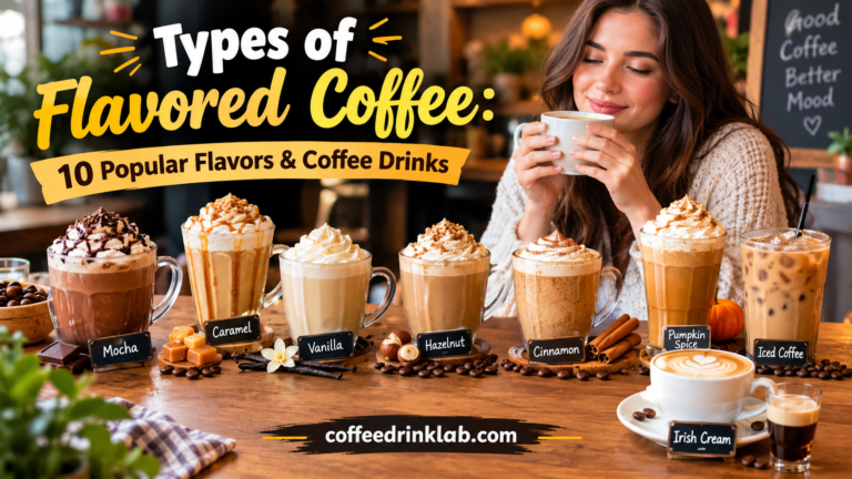 Types of Flavored Coffee: 10 Popular Flavors & Coffee Drinks