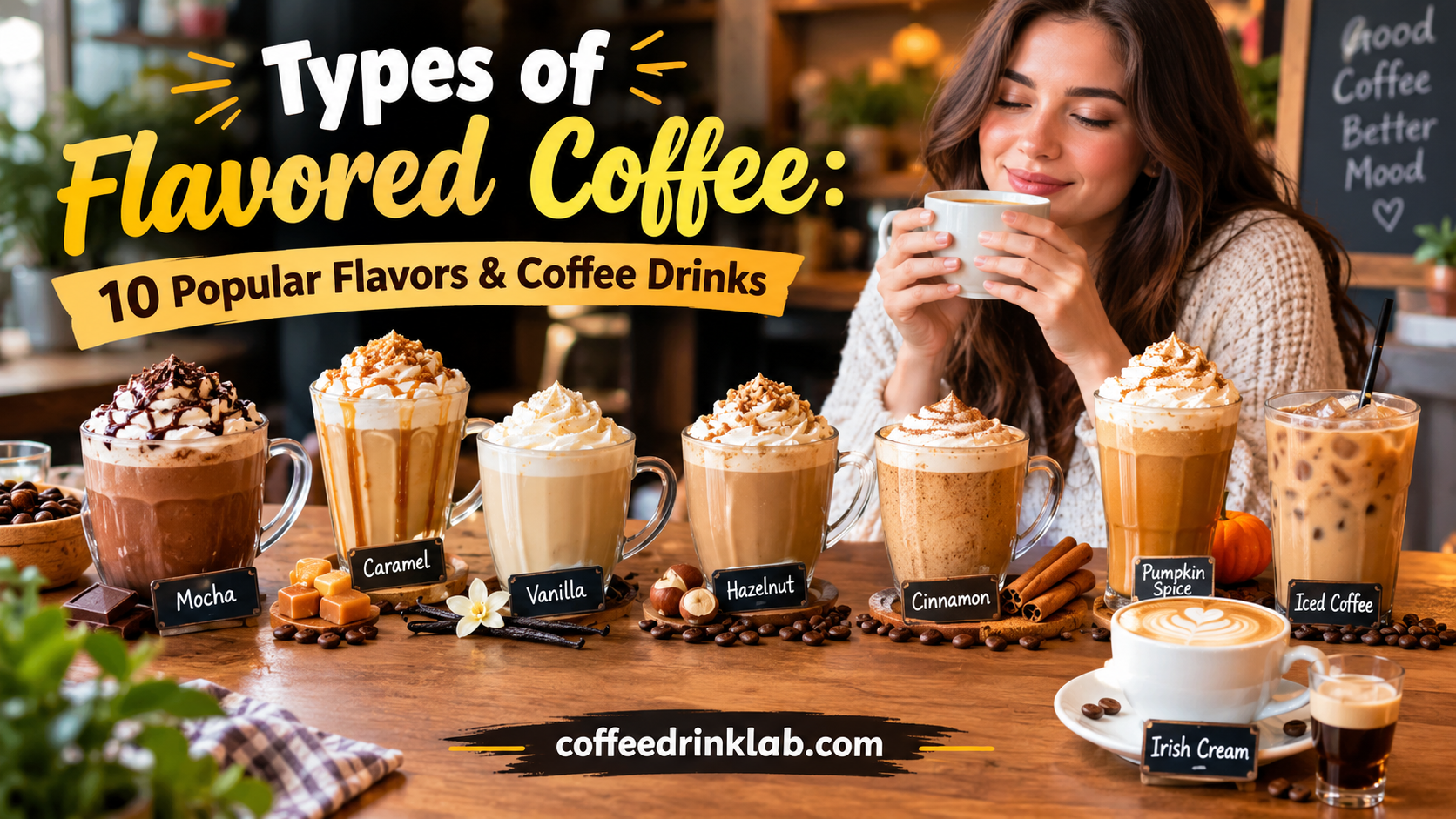 Types of Flavored Coffee: 10 Popular Flavors & Coffee Drinks