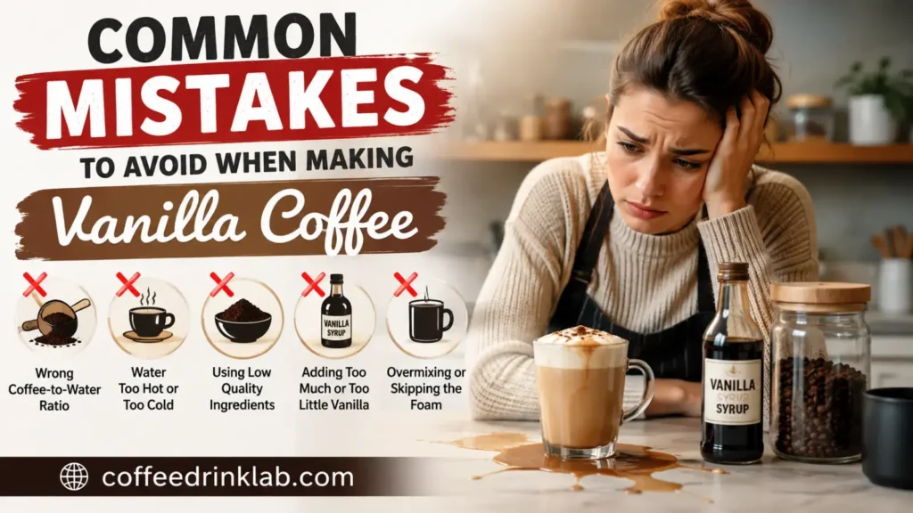 Common Mistakes to Avoid When Making Vanilla Coffee