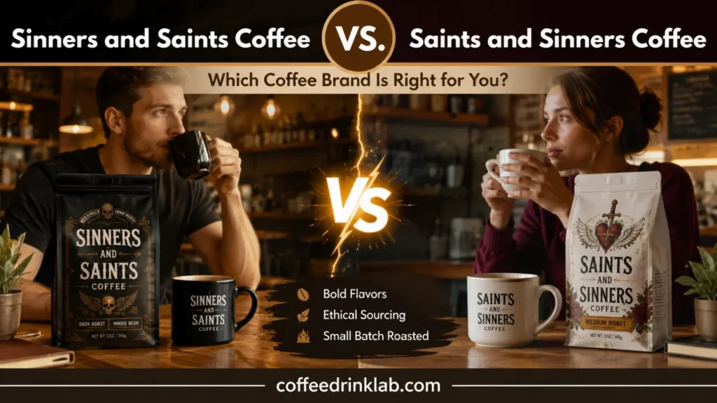 Sinners and Saints Coffee vs. Saints and Sinners Coffee
