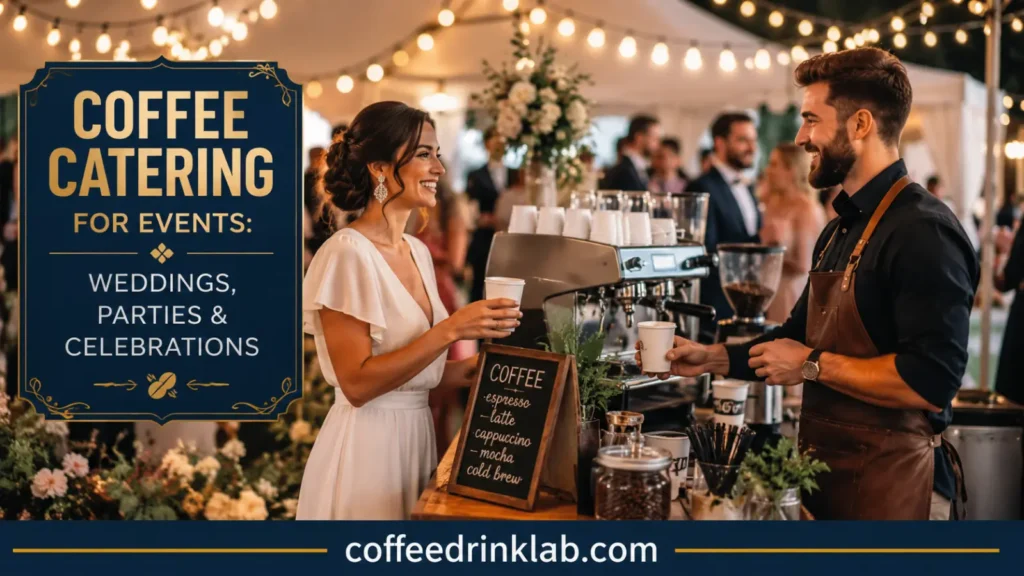 Coffee Catering for Events: Weddings, Parties & Celebrations