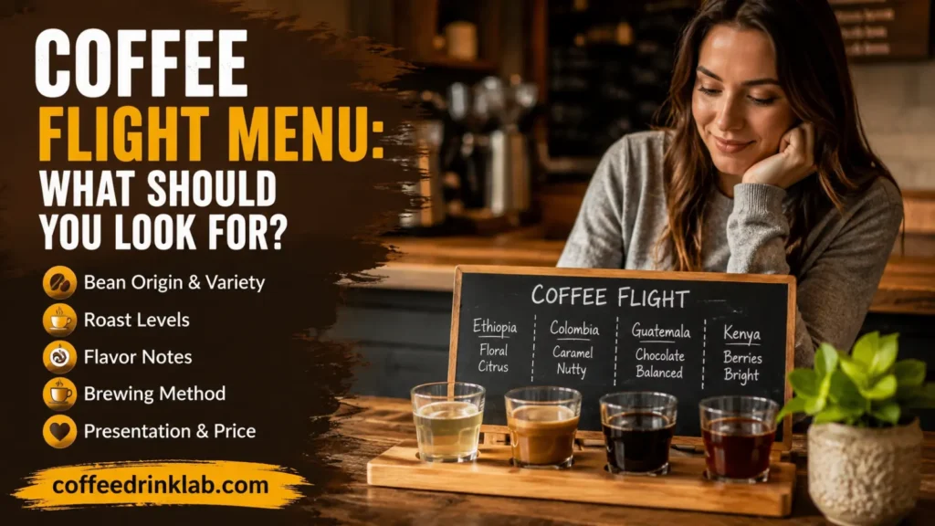Coffee Flight Menu: What Should You Look For?