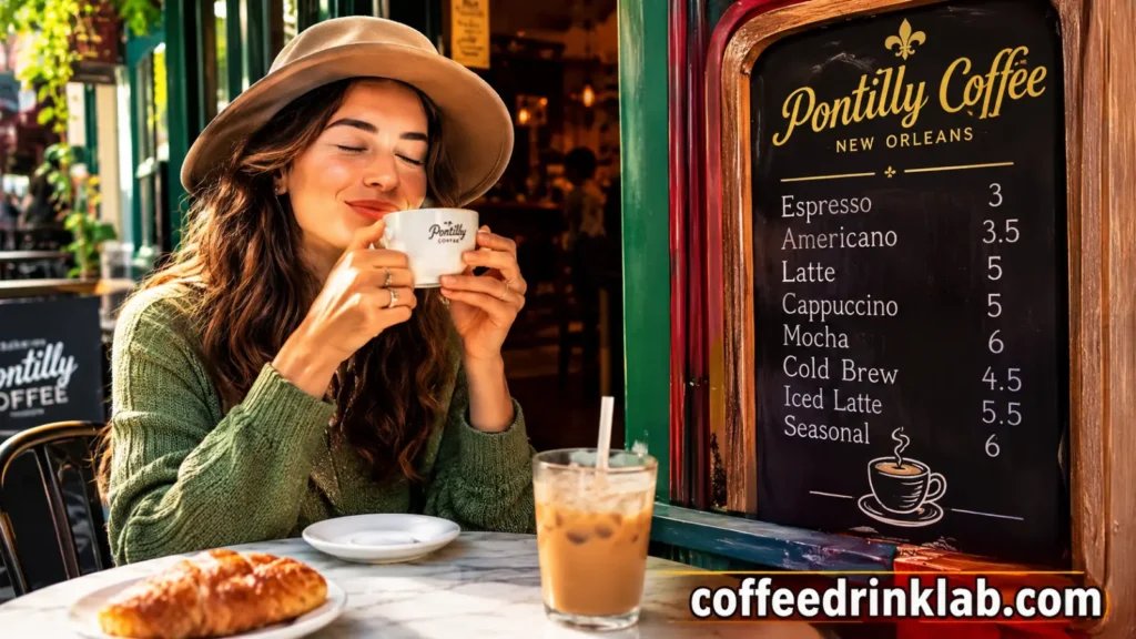 Pontilly Coffee Menu New Orleans: What Can You Order?
