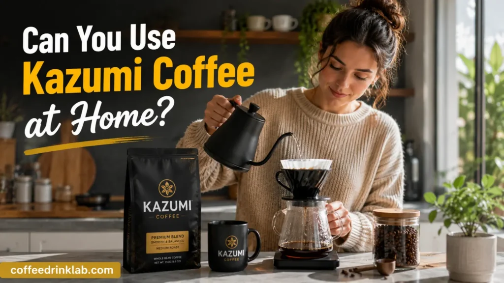 Can You Use Kazumi Coffee at Home?
