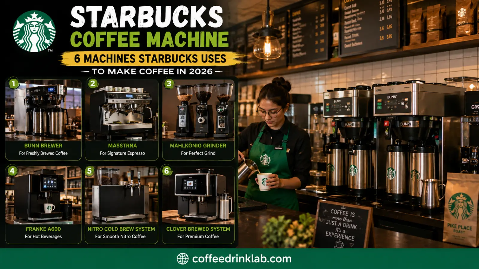 Starbucks Coffee Machine: 6 Machines Starbucks Uses to Make Coffee in 2026