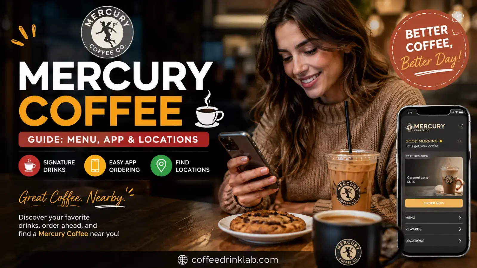 Mercury Coffee Guide: Menu, App & Locations