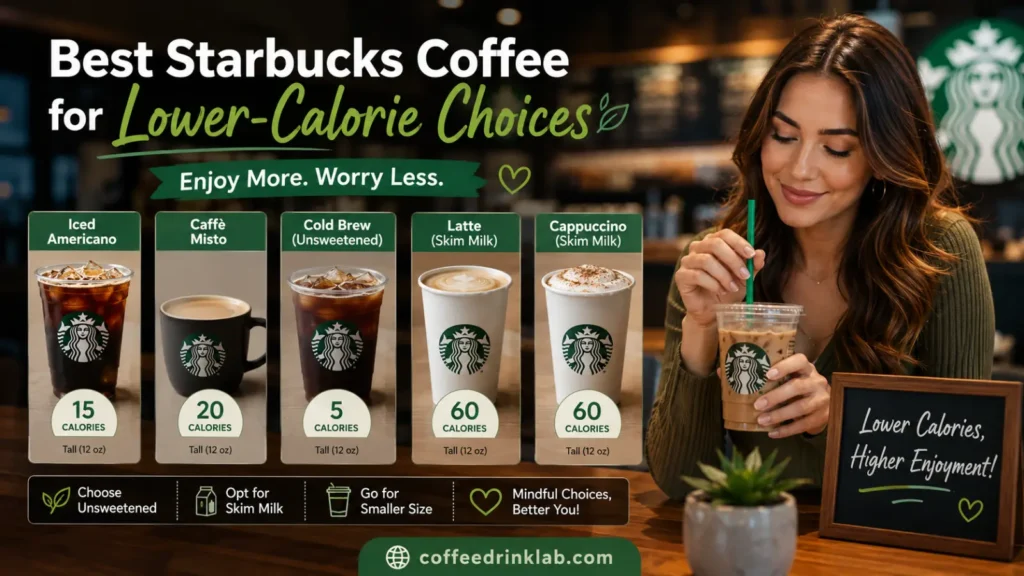 Best Starbucks Coffee for Lower-Calorie Choices