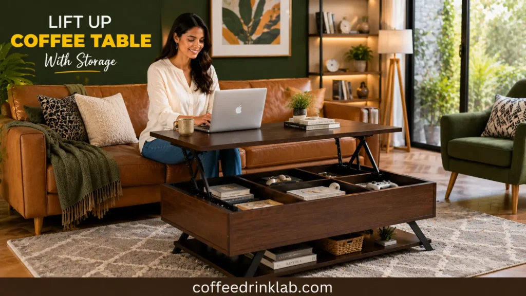 Lift Up Coffee Table With Storage