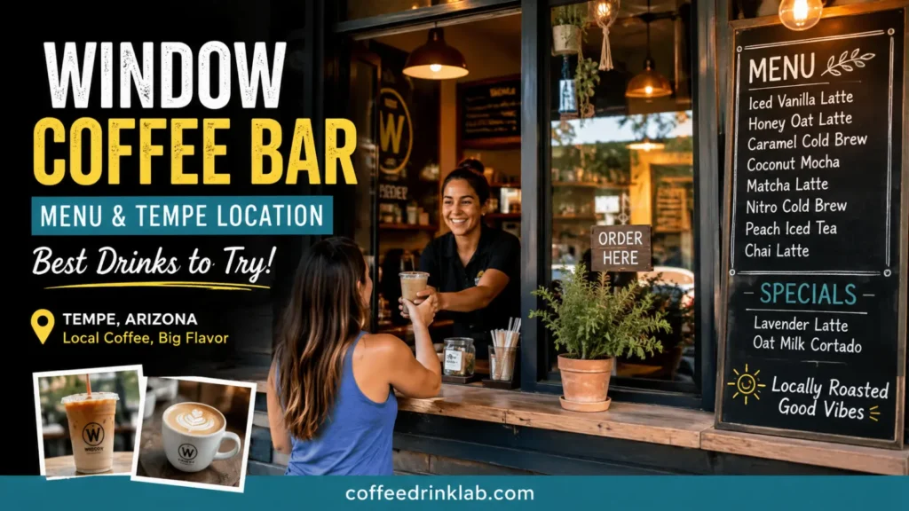 window coffee bar menu and Tempe location: Best Drinks to Trywindow coffee bar menu and Tempe location: Best Drinks to Try