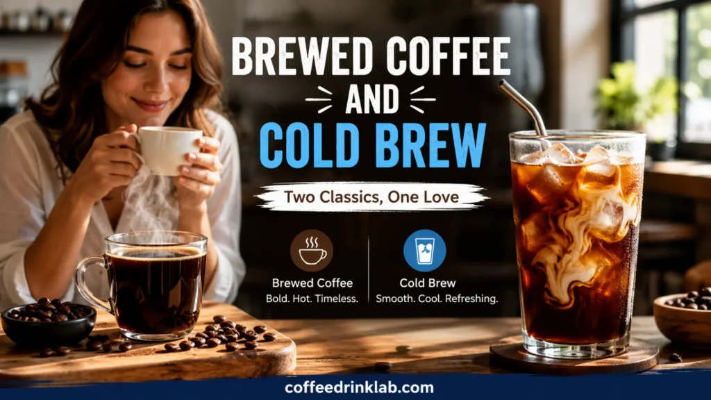 Brewed Coffee and Cold Brew