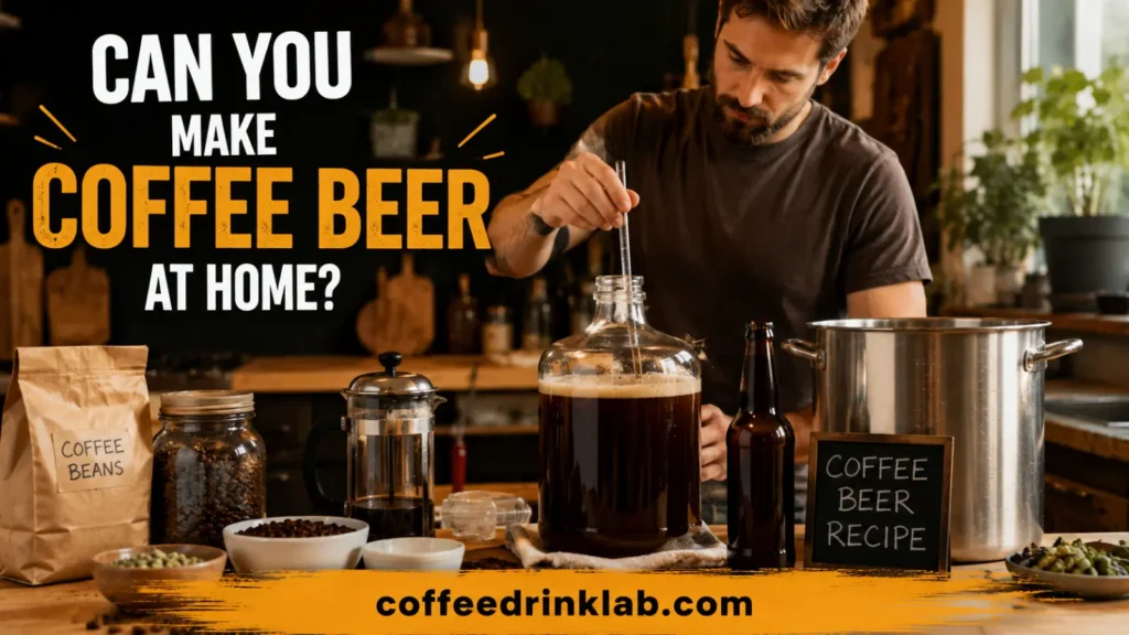 Can You Make Coffee Beer at Home?