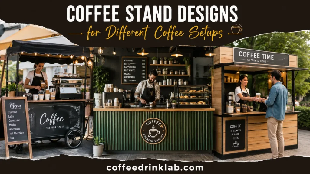 Coffee Stand Designs for Different Coffee Setups