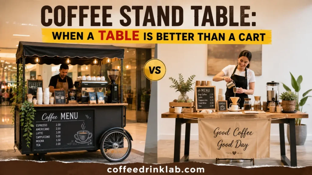 Coffee Stand Table: When a Table Is Better Than a Cart
