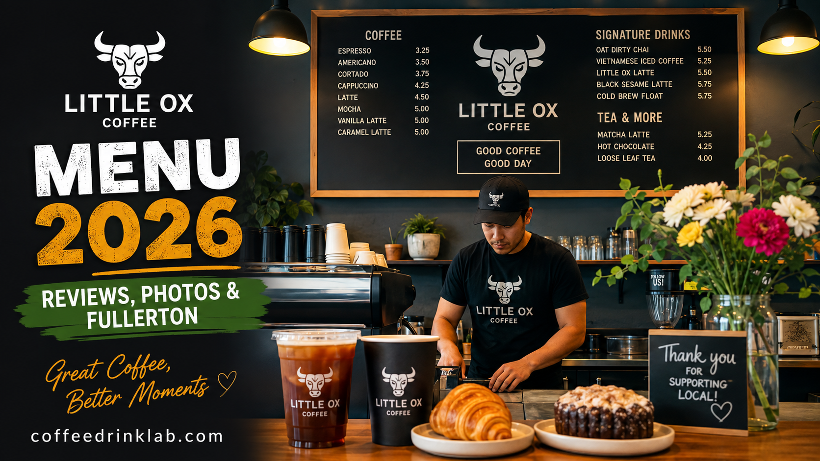 Little Ox Coffee Menu 2026: Reviews, Photos & Fullerton