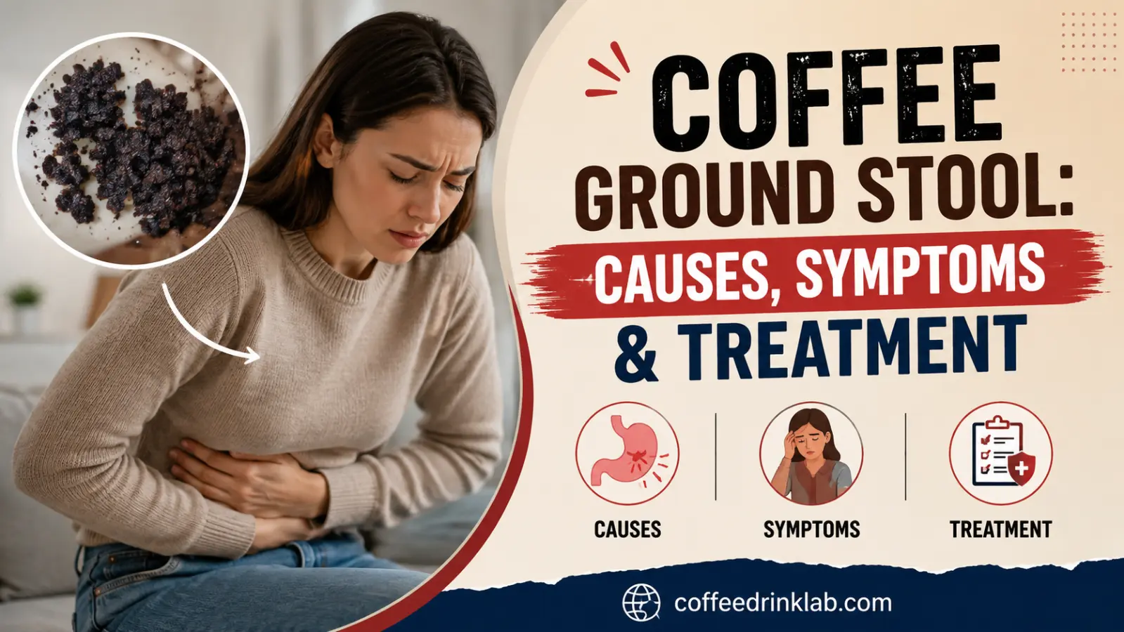 Coffee Ground Stool: Causes, Symptoms & Treatment