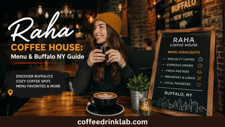 Raha Coffee House: Menu & Buffalo NY Guide
